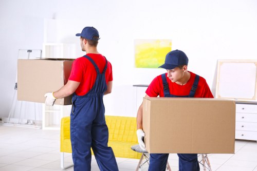 Student removal van ready for a move in Eastfinchley