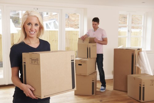 Packing and preparing items for storage in East Finchley