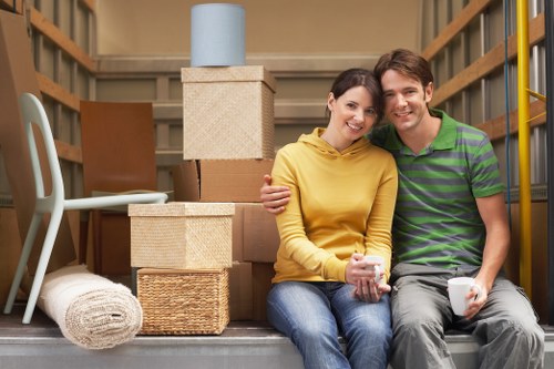 Professional East Finchley moving service handling household belongings