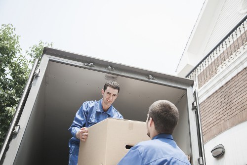 Packed boxes and moving preparation for East Finchley home moves