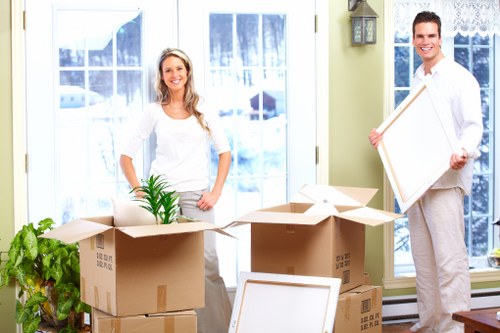 Eastfinchley removals team completing a safe and insured move